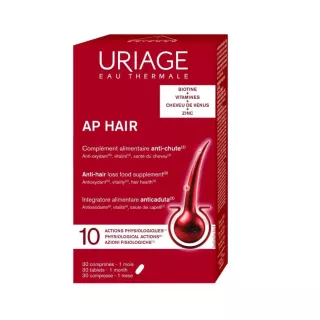 Anti-chute Ap Hair Laboratoires Uriage - Cheveux fragilisés - 30 comprimés