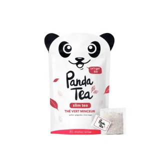 SlimTea Panda Tea - 28 sachets Detox Gingembre-Fruits Rouges