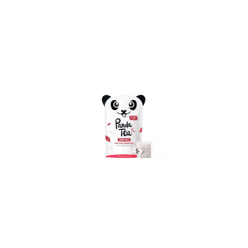SlimTea Panda Tea - 28 sachets Detox Gingembre-Fruits Rouges