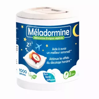 Méladormine Phytofrance- Meilleur sommeil - 1000 gélules