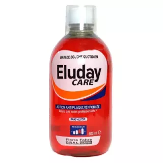Eluday Care Bain Bouche Pierre Fabre - Antiplaque Sans Alcool, 500ml