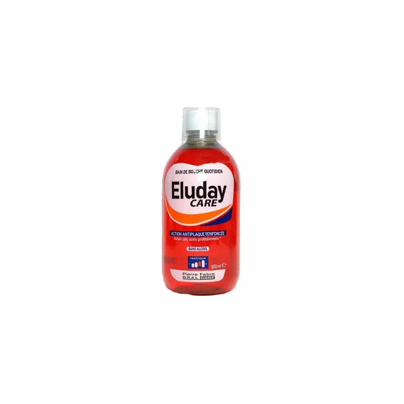 Eluday Care Bain Bouche Pierre Fabre - Antiplaque Sans Alcool, 500ml