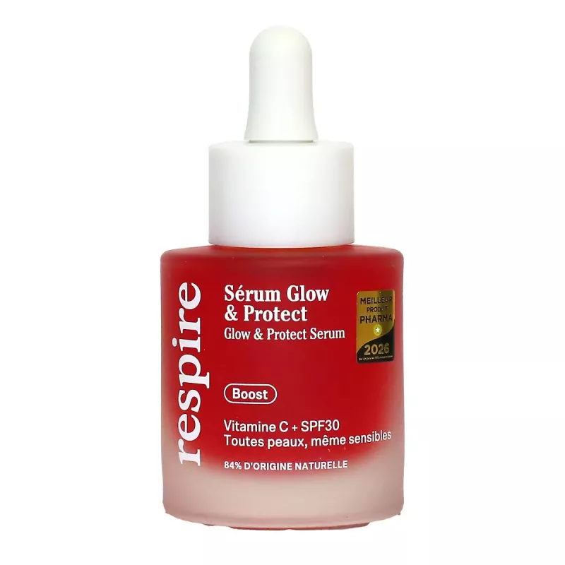 Sérum Glow & Protect SPF30 Respire - Éclat & Protection UV