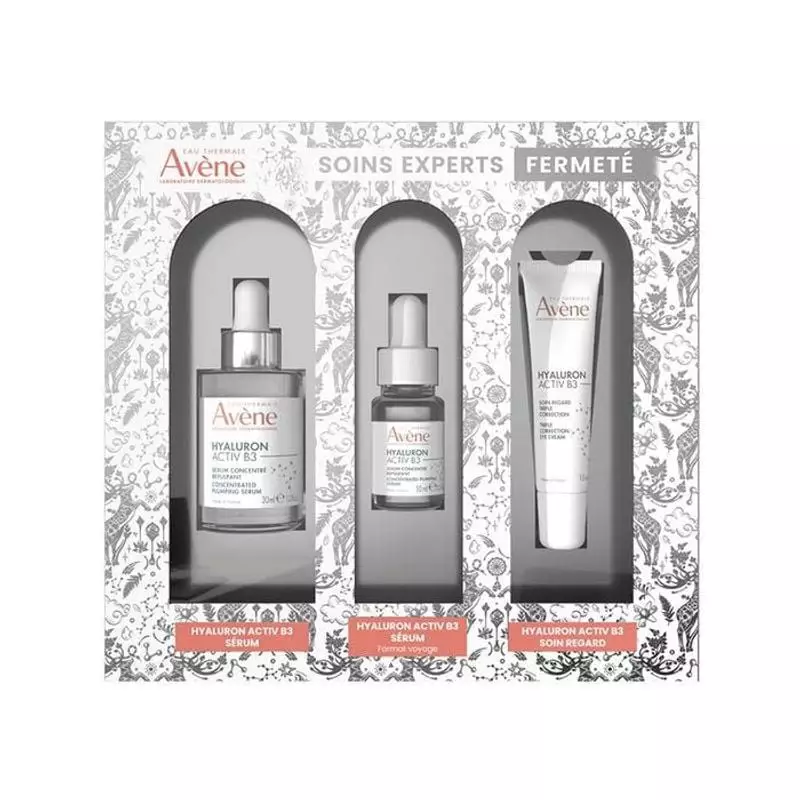 Coffret Avène Hyaluron Activ B3 Soin Expert Fermeté avec sérum, soin contour des yeux et crème gel s