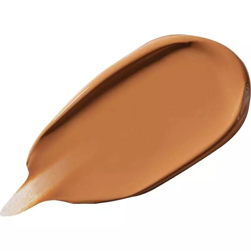 Échantillon de texture de la BB Crème au Ginseng Caramel d'Erborian, révélant une consistance légère