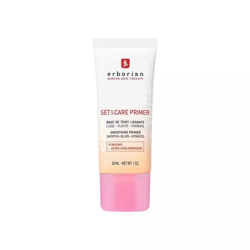 Erborian Set & Care Primer en tube de 30 ml, une base de maquillage légère sans silicone pour lisser