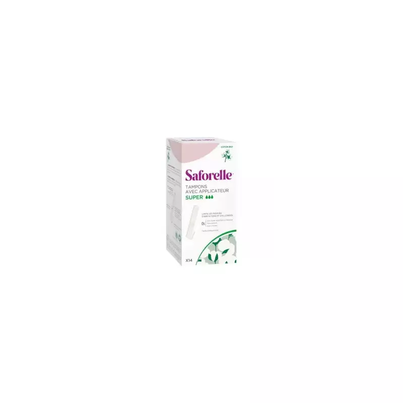 Saforelle Tampons avec applicateur super x14
