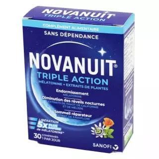 Sanofi Novanuit Triple Action - 30 comprimés