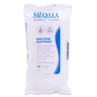 Lingettes Saugella Dermoliquide : Bien-être intime quotidien, pH 4,5