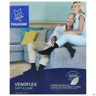 Venoflex Bas de Contention Incognito Naturel 4 Longueur - Confort et Discrétion pour Jambes Légères et Saines