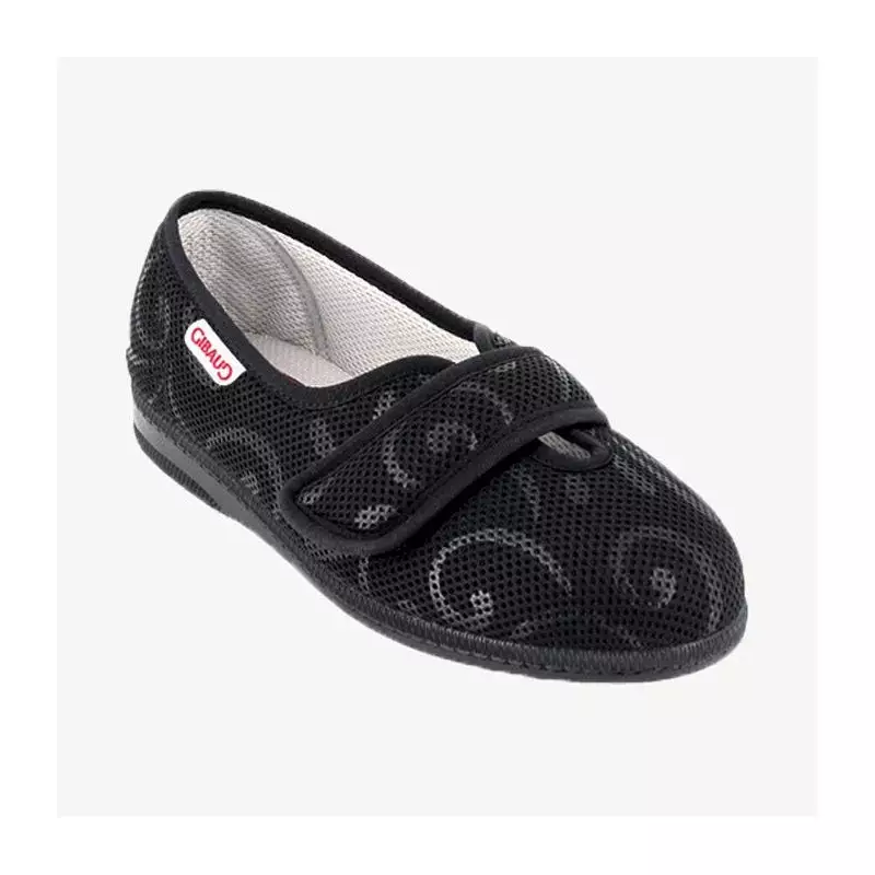 Chaussons Gibaud Femme Thilia Noir Taille 38 - Confort et Élégance au Quotidien