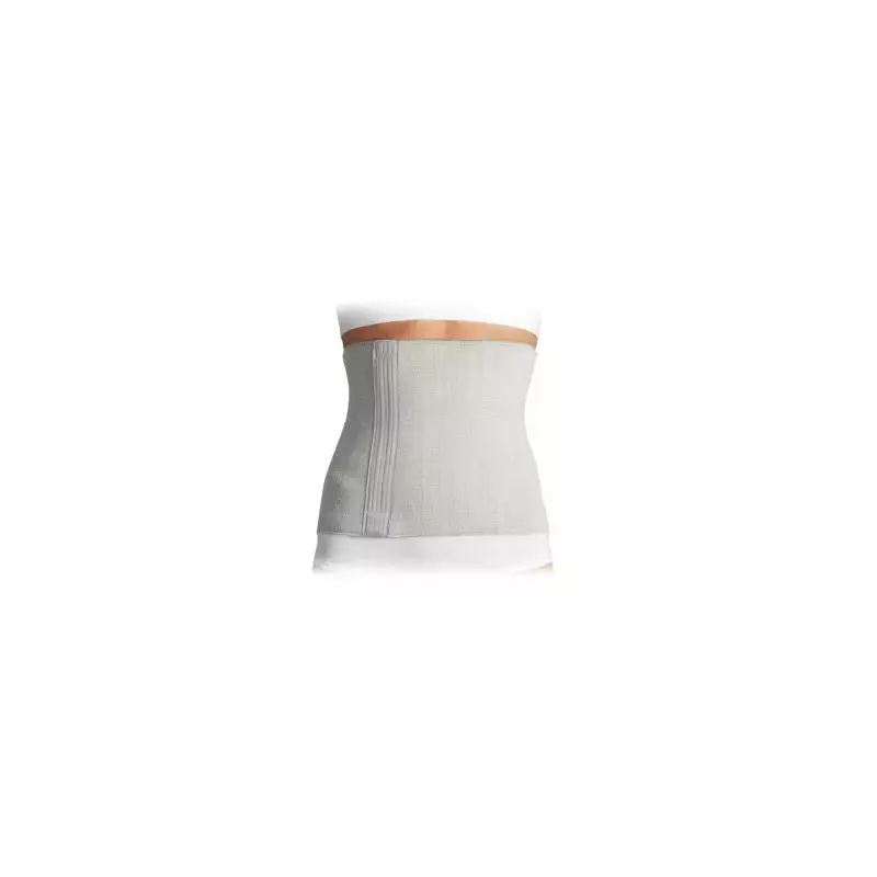 Ceinture Chauffante Gibaud Gris - Soulagement de la Douleur et Confort Thermique - Taille S