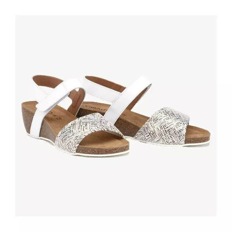 Chaussures de Compression Gibaud Femme Caméléa Haute Vigueur Blanc Taille 39