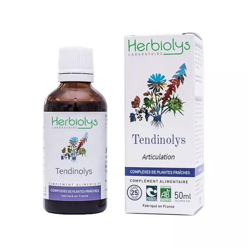 Packshot Herbiolys Tendinolys 2074421, complexe bio de plantes fraîches et bourgeons pour articulati