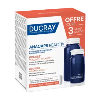 Anacaps Reactiv chute de cheveux Ducray - Cheveux et ongles - 90 comprimés