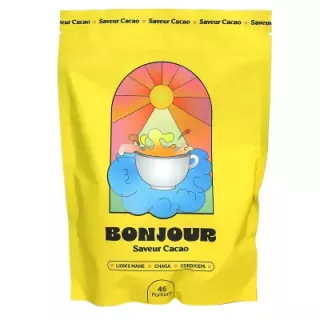 Boisson naturelle aux champignons adaptogènes saveur cacao Bonjour Drink - 45 portions