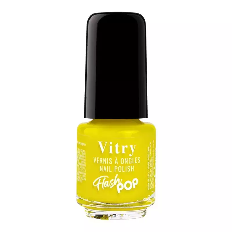 Vitry Vernis Flash Pop Jaune 4ml