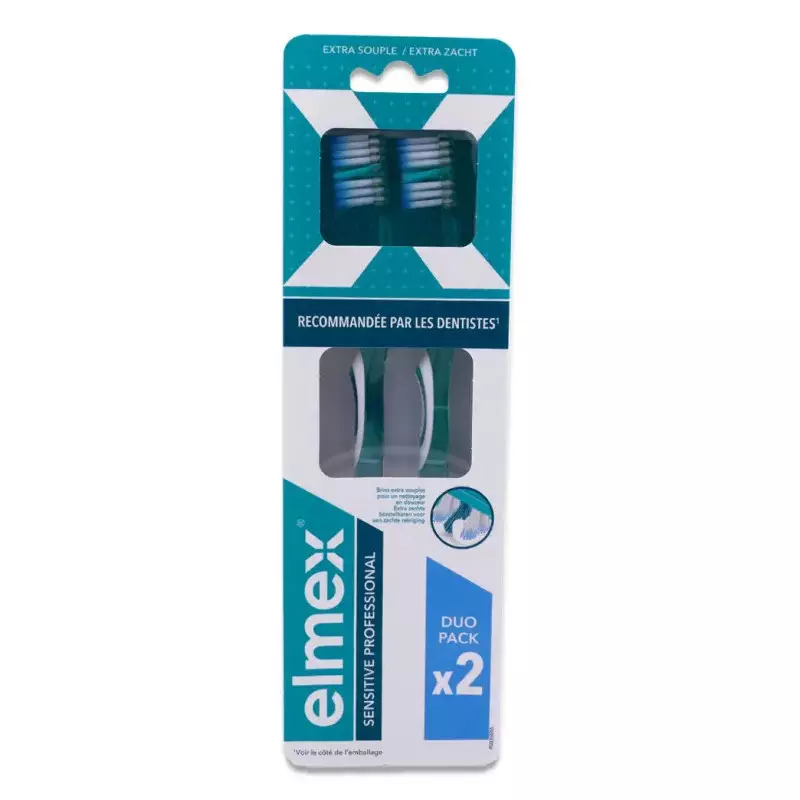 Elmex Sensitive Professional Brosse à dents extra souple x 2