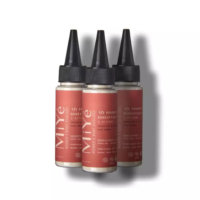 Packshot du produit MiYé Poudre cheveux densifiante bio - 50 ml