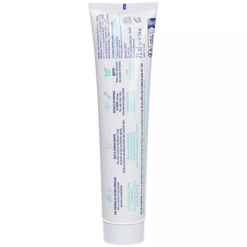 Packshot du dentifrice Buccotherm Blancheur & Soin BIO 75 ml