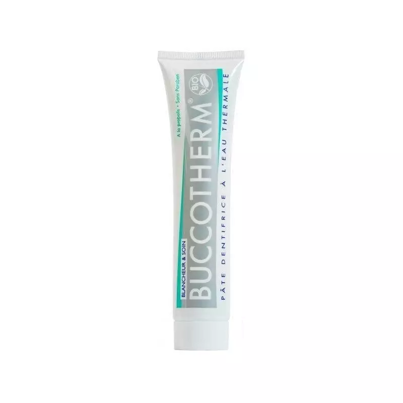 Packshot du produit Buccotherm Dentifrice Blancheur & Soin BIO - 75 ml