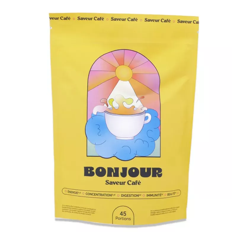 Boisson café sans nervosité - Champignons adaptogènes - 45 portions