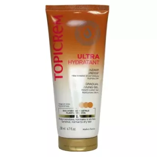 Gel Autobronzant Topicrem 200ml : Hâle naturel en 5 jours