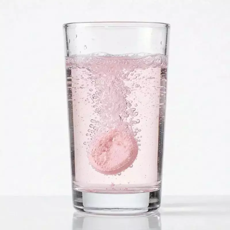 Détail du complément Immubio Physio Boost+ Énergie, 24 comprimés effervescents au guarana et probiot