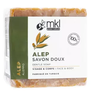 Savon d'Alep MKL 200g - Naturel & Doux pour Peaux Sensibles