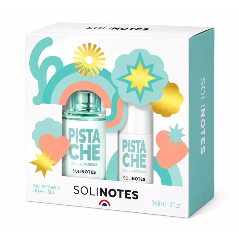 Solinotes - Duo Pistache : 50ml + 15ml, parfum vegan & clean