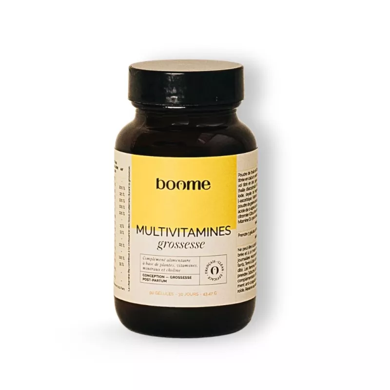 Multivitamines Grossesse Boome - Besoins nutritionnels liés à la maternité - 90 gélules