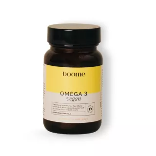 Oméga 3 Vegan Boome - Cerveau, vision normale & fonction cardiaque - 30 capsules