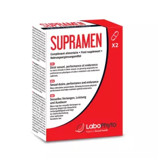 Supramen LaboPhyto - Désir sexuel, performance & endurance - 2 gélules