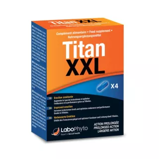 Titan XXL - Érection améliorée - 4 comprimés à libération prolongée