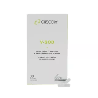 GliSODin V-SOD Isocell - Peaux dépigmentées - 60 gélules