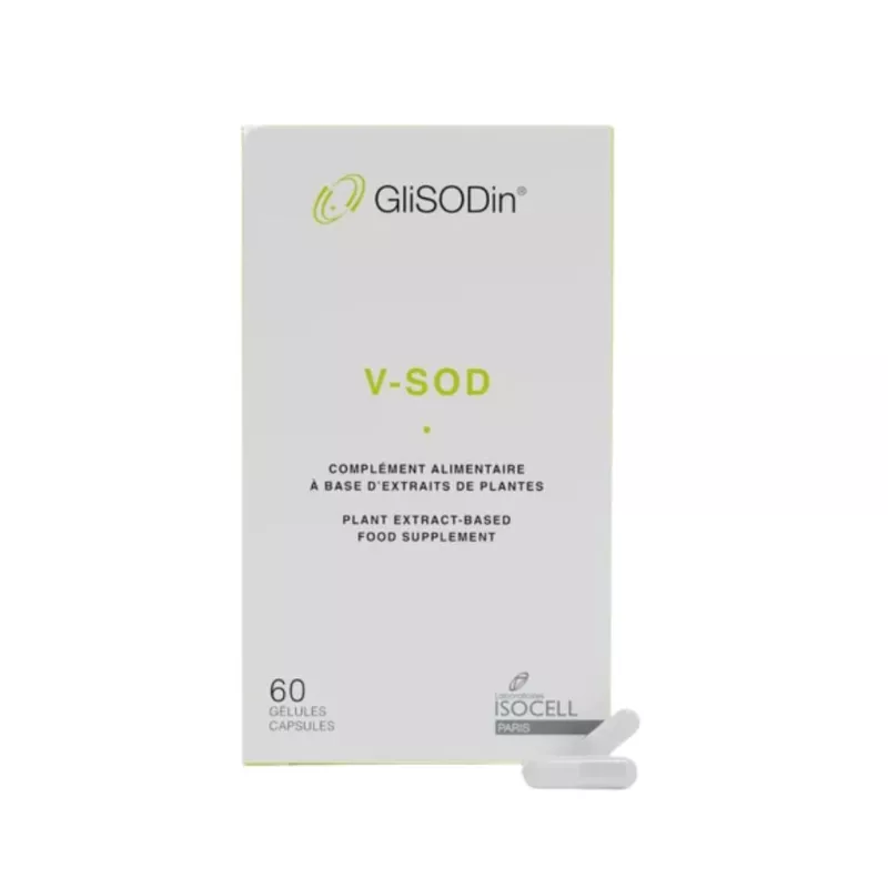 GliSODin V-SOD Isocell - Peaux dépigmentées - 60 gélules
