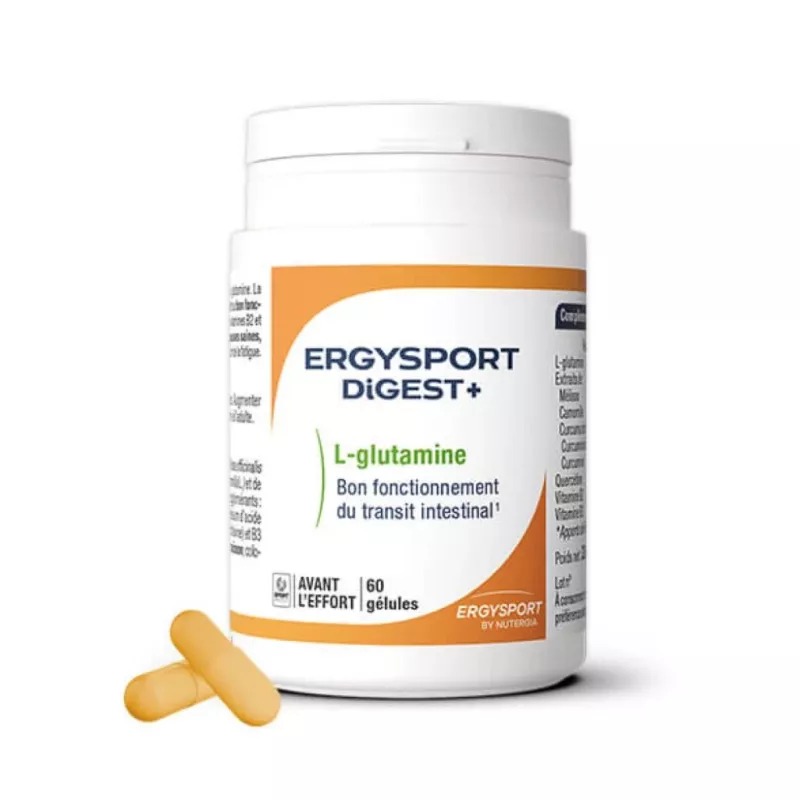 Ergysport Digest+ Nutergia - Confort digestif & transit intestinal - 60 gélules