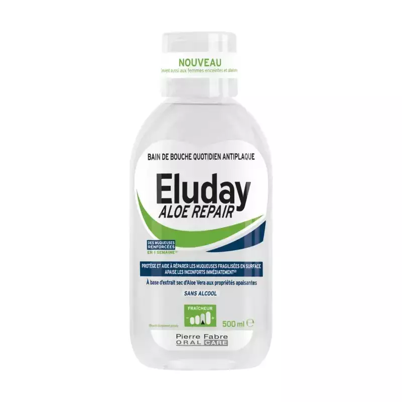 Eluday Bain de Bouche Aloe Repair à l'Aloe Vera - 500ml