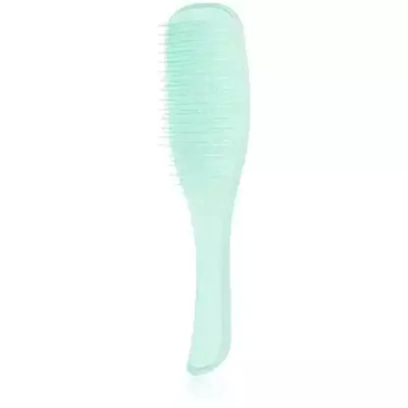 Profil latéral de la brosse Tangle Teezer Fine & Fragile Lagon de Jade montrant ses picots démêlants