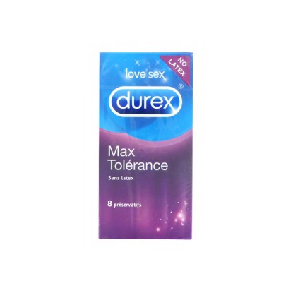 Durex Préservatif Max Tolérance 8 Sans Latex