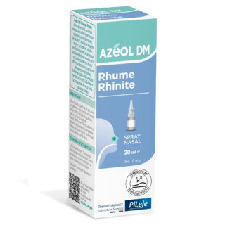 Spray nasal nettoyage et décongestion Pileje Azéol DM - Rhume Rhinite adulte - 20ml