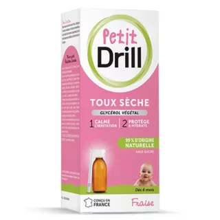Sirop Petit Drill Pierre Fabre - Toux sèche enfant dès 6 mois - 125ml