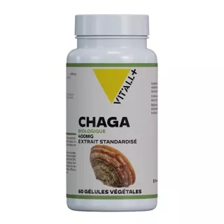 Chaga Bio 400mg Vit'All+ - Défenses immunitaires - 60 gélules végétales