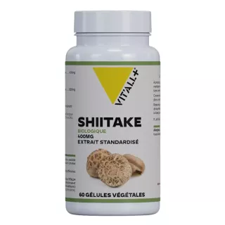 Shiitaké Bio 400mg Vit'All+ - Défenses immunitaires - 60 gélules végétales