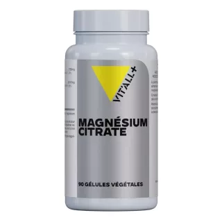 Magnésium Citrate Vit'All+ - Vitalité, muscles & système nerveux - 90 gélules végétales