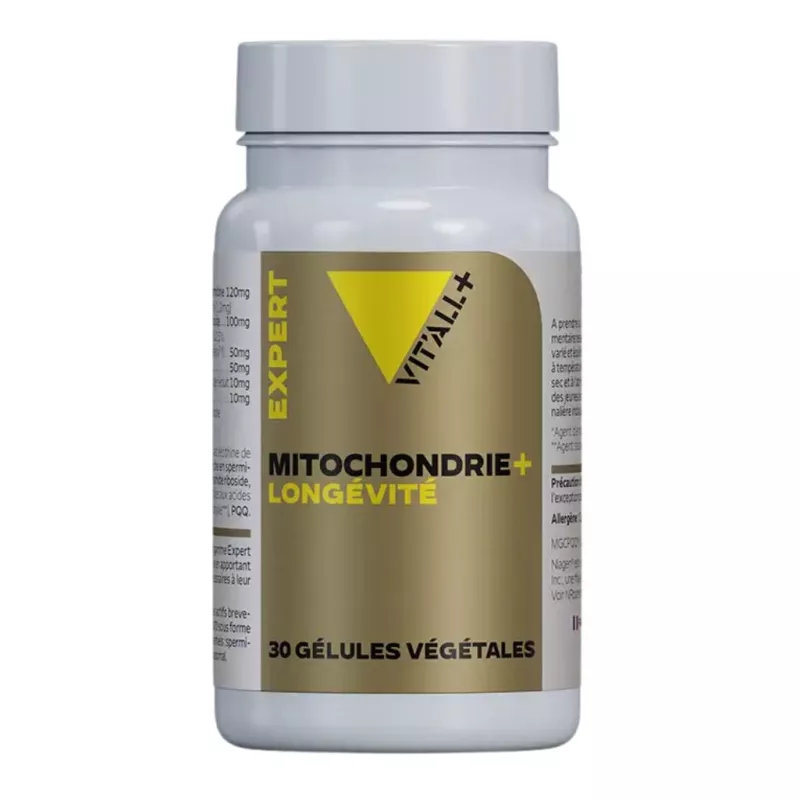 Mitochondrie+ Longévité Vit'All+ - Anti-âge & antioxydant - 30 gélules végétales