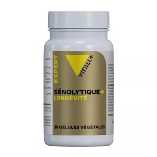 Sénolytique+ Longévité Vit'All+ - Renouvellement cellulaire & tissulaire - 30 gélules végétales