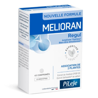 Melioran Regul Pileje - Équilibre émotionnel & maintien d’une humeur positive - 45 comprimés