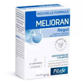 Melioran Regul Pileje - Équilibre émotionnel & maintien d’une humeur positive - 45 comprimés