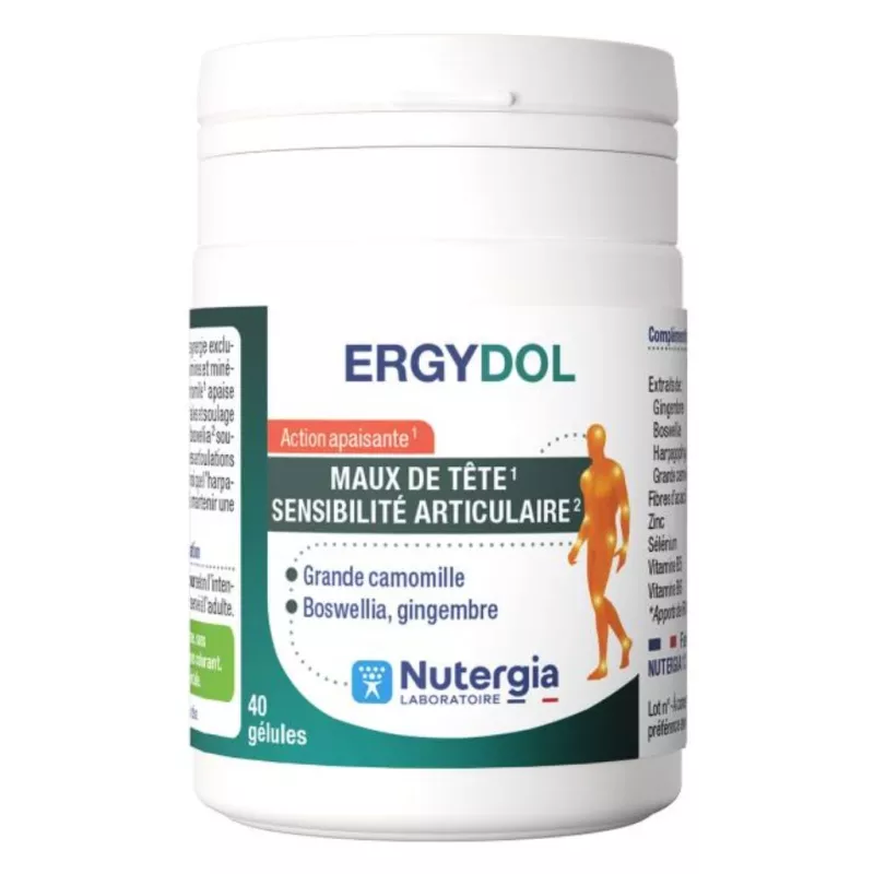 Ergydol Nutergia - Confort articulaire & mobilité - 40 gélules